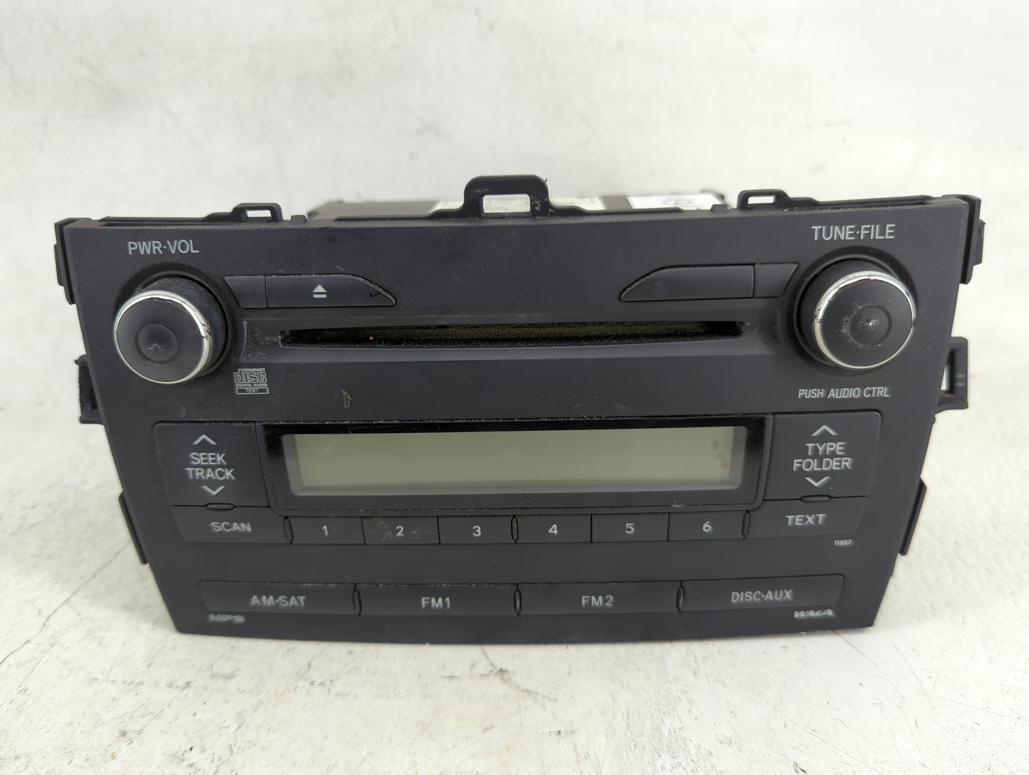 2011-2013 Toyota Corolla Radio AM FM Cd Player Receiver Replacement P/N:11857 121111-3840, PJ302421 Fits Fits 2011 2012 2013