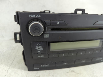 2011-2013 Toyota Corolla Radio AM FM Cd Player Receiver Replacement P/N:11857 121111-3840, PJ302421 Fits Fits 2011 2012 2013 OEM Used Auto Parts