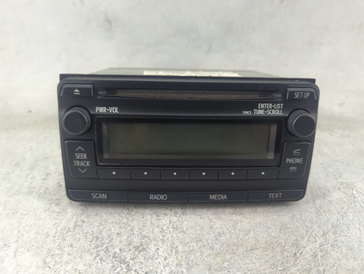 2012-2013 Toyota Corolla Radio AM FM Cd Player Receiver Replacement P/N:86120-02F90 CQ-JS71E14D Fits Fits 2012 2013 OEM Used