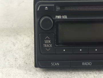 2012-2013 Toyota Corolla Radio AM FM Cd Player Receiver Replacement P/N:86120-02F90 CQ-JS71E14D Fits Fits 2012 2013 OEM Used Auto Parts