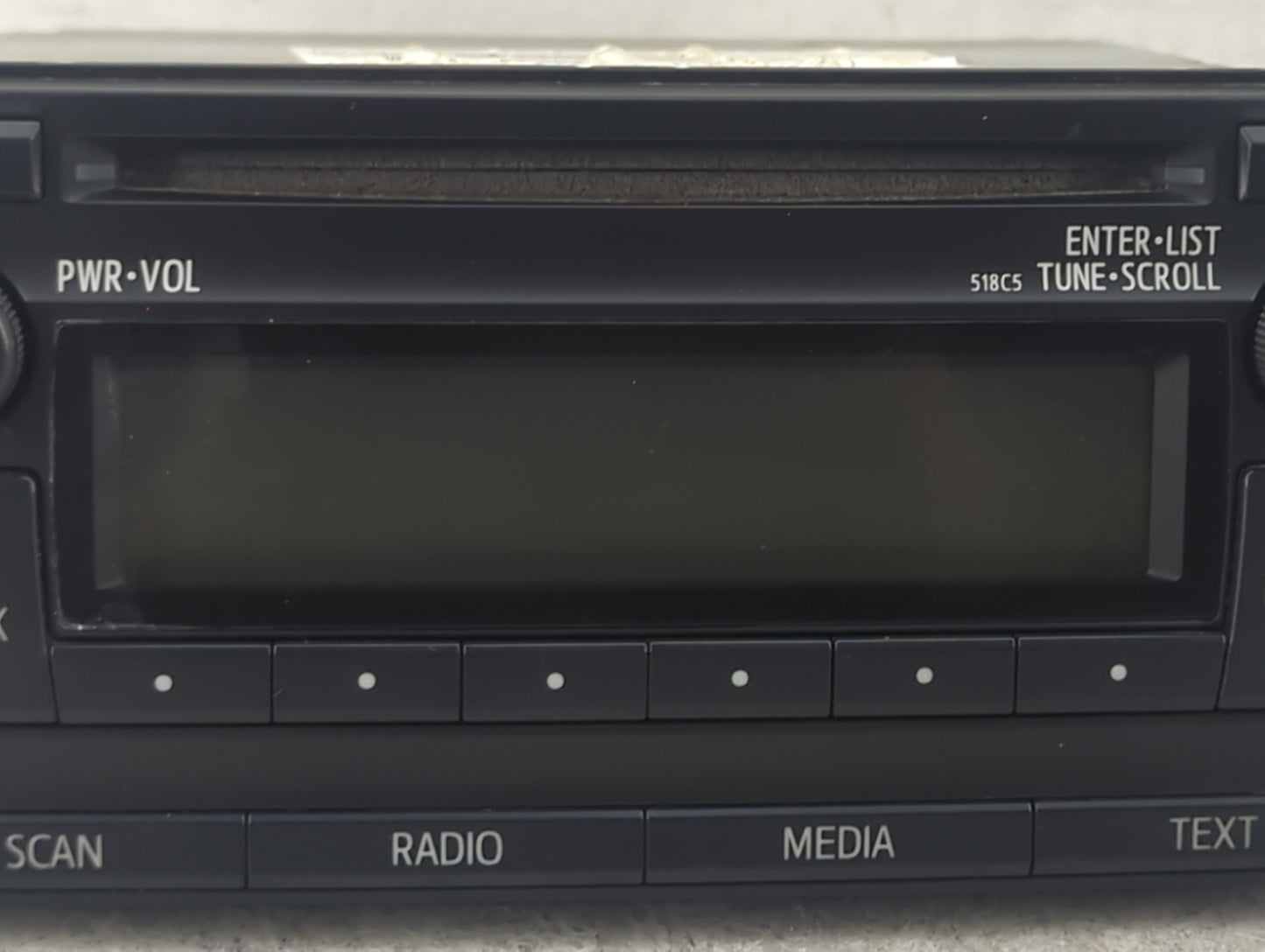 2012-2013 Toyota Corolla Radio AM FM Cd Player Receiver Replacement P/N:86120-02F90 CQ-JS71E14D Fits Fits 2012 2013 OEM Used