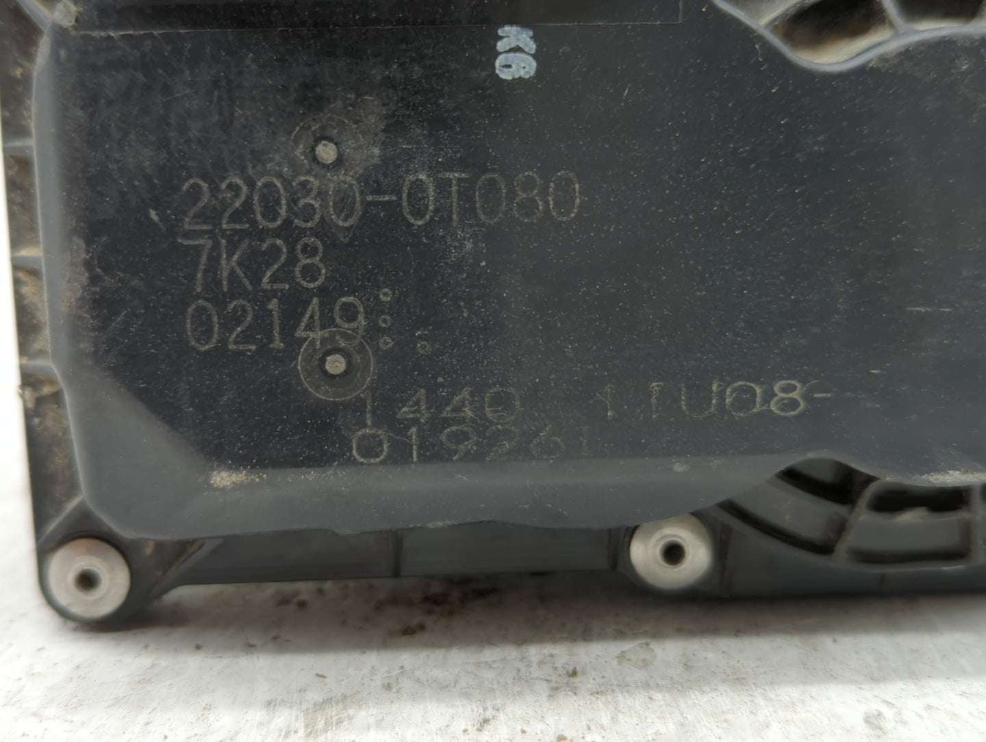 2011-2018 Toyota Corolla Throttle Body P/N:22030-0T080 Fits Fits 2011 2012 2013 2014 2015 2016 2017 2018 OEM Used Auto Parts