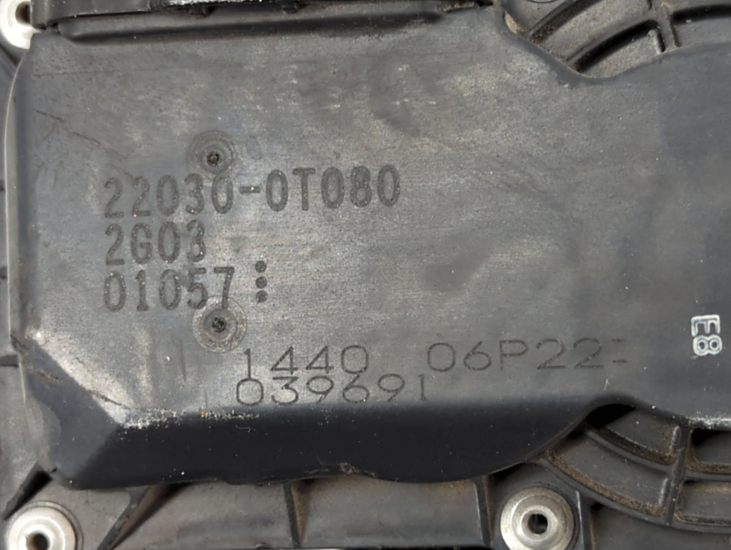 2011-2018 Toyota Corolla Throttle Body P/N:22030-0T080 Fits Fits 2011 2012 2013 2014 2015 2016 2017 2018 OEM Used Auto Parts