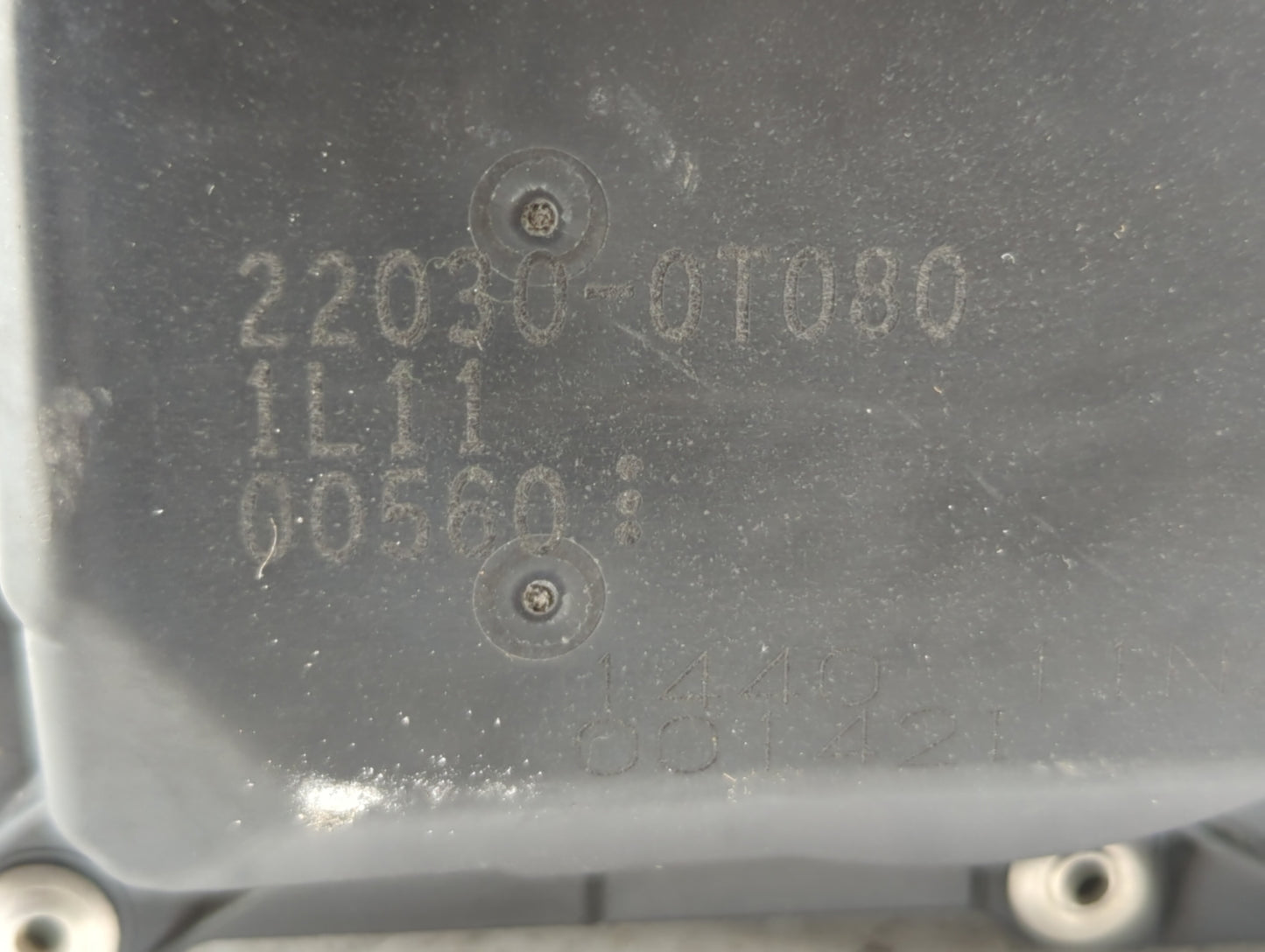 2011-2019 Toyota Corolla Throttle Body P/N:22030-0T080 Fits Fits 2011 2012 2013 2014 2015 2016 2017 2018 2019 OEM Used Auto 