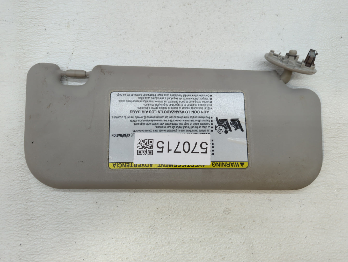 2009-2013 Toyota Corolla Sun Visor Shade Replacement Passenger Right Mirror Fits Fits 2009 2010 2011 2012 2013 OEM Used Auto