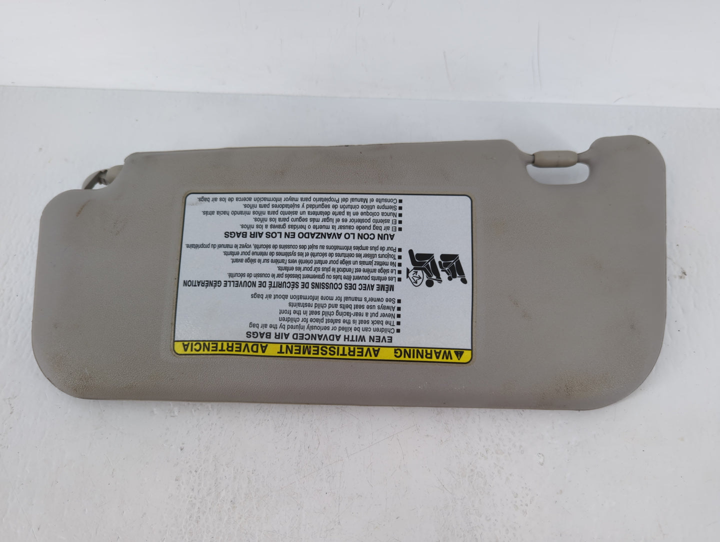 2009-2013 Toyota Corolla Sun Visor Shade Replacement Passenger Right Mirror Fits Fits 2009 2010 2011 2012 2013 OEM Used Auto