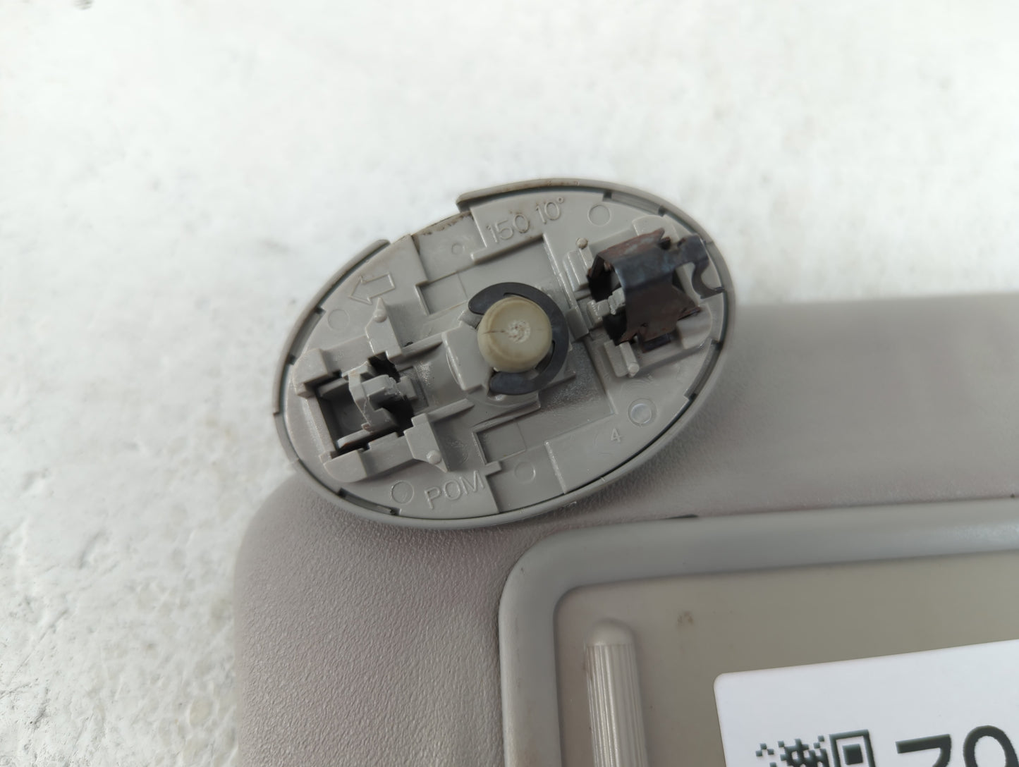 2009-2013 Toyota Corolla Sun Visor Shade Replacement Driver Left Mirror Fits Fits 2009 2010 2011 2012 2013 OEM Used Auto Par