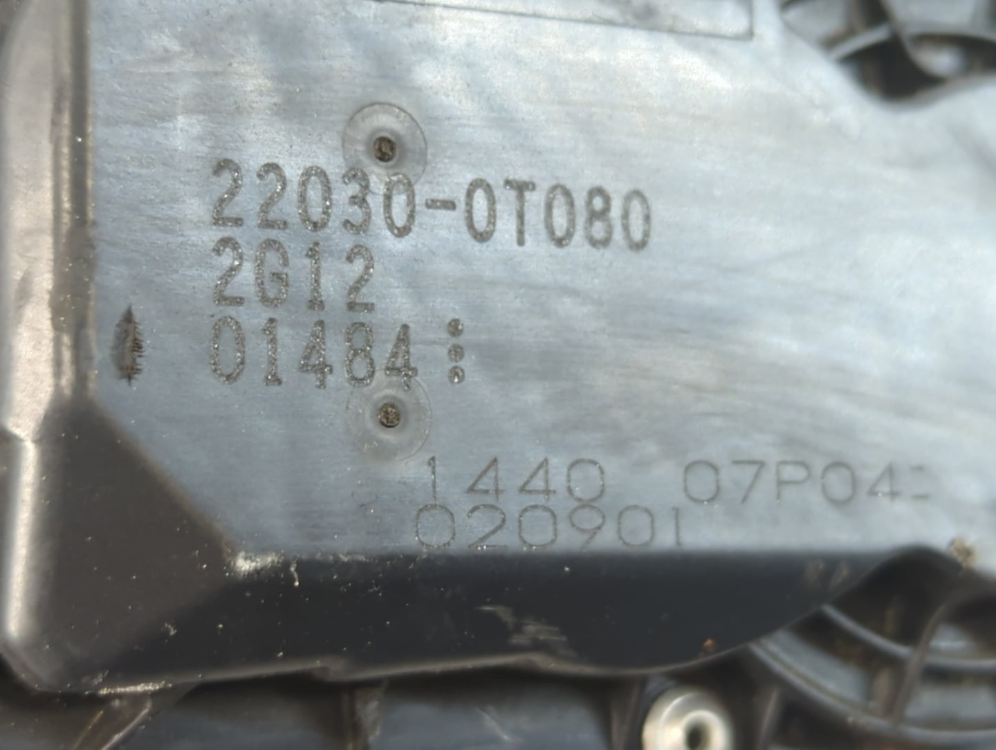 2011-2019 Toyota Corolla Throttle Body P/N:22030-0T080 Fits Fits 2011 2012 2013 2014 2015 2016 2017 2018 2019 OEM Used Auto 