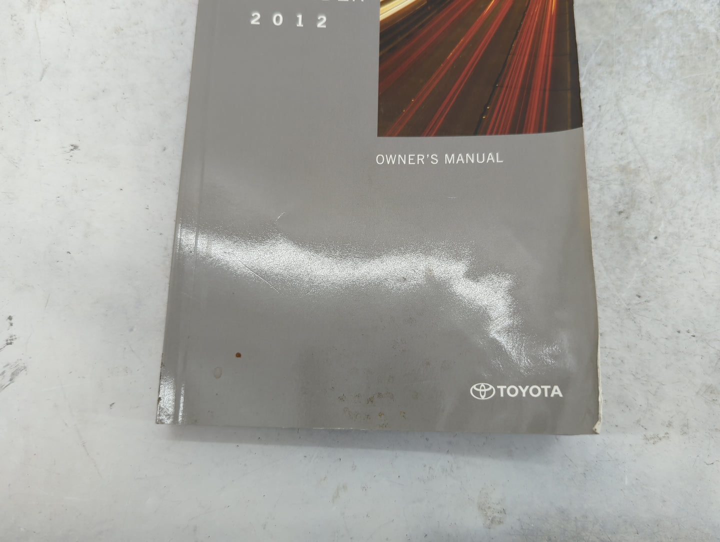 2012 Toyota Highlander Owners Manual Book Guide P/N:OM48A09U 01999-48A09 OEM Used Auto Parts - Oemusedautoparts1.com