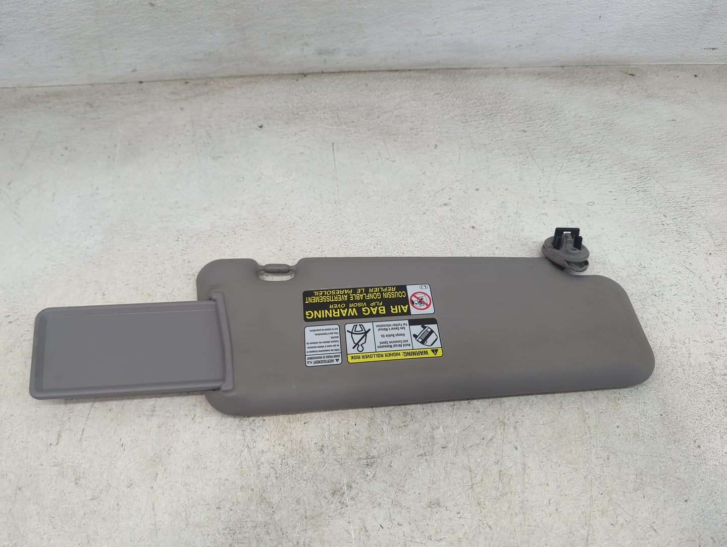 2011-2013 Toyota Highlander Sun Visor Shade Replacement Driver Left Mirror Fits Fits 2011 2012 2013 OEM Used Auto Parts - Oe