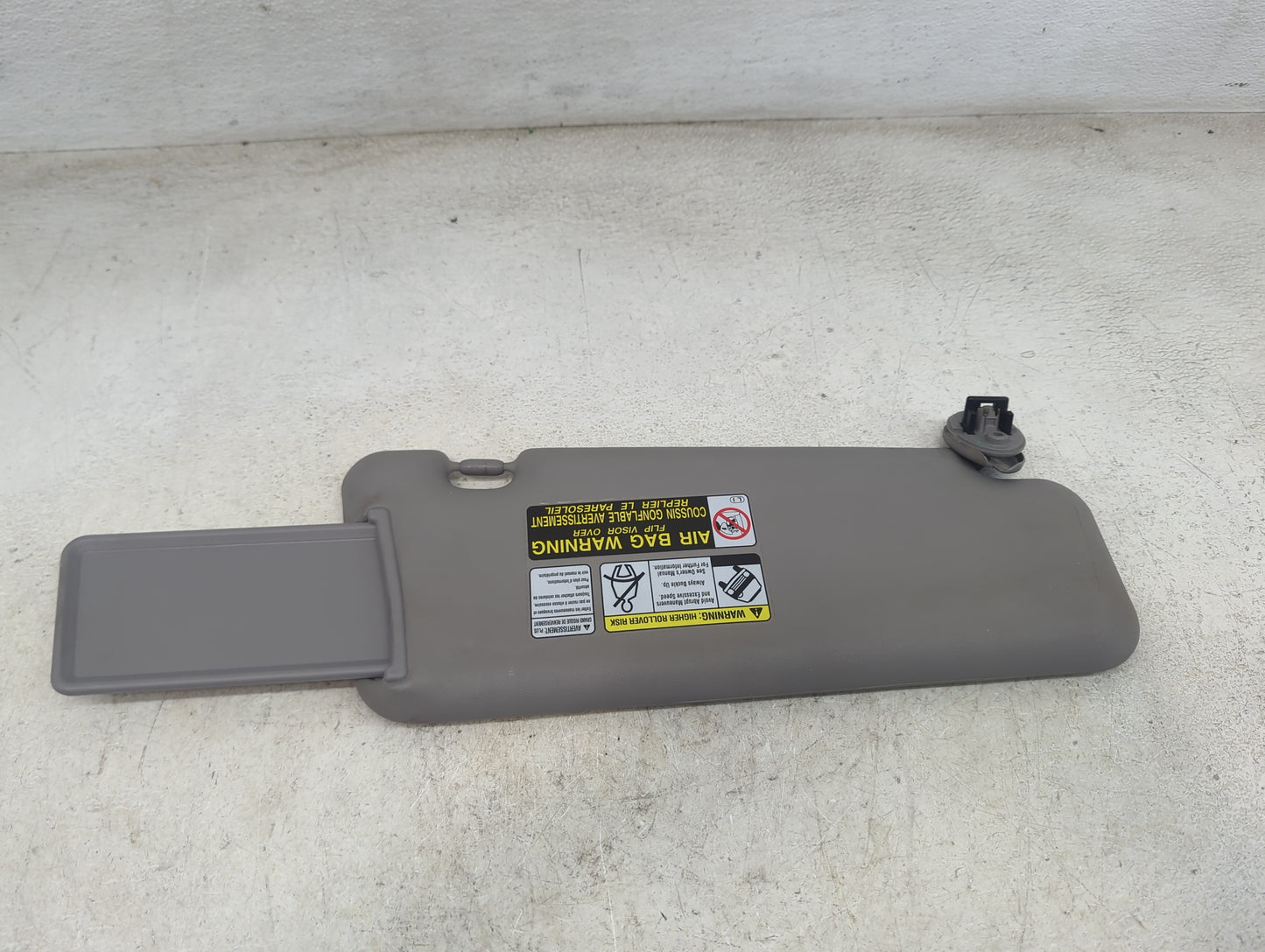 2011-2013 Toyota Highlander Sun Visor Shade Replacement Driver Left Mirror Fits Fits 2011 2012 2013 OEM Used Auto Parts - Oe