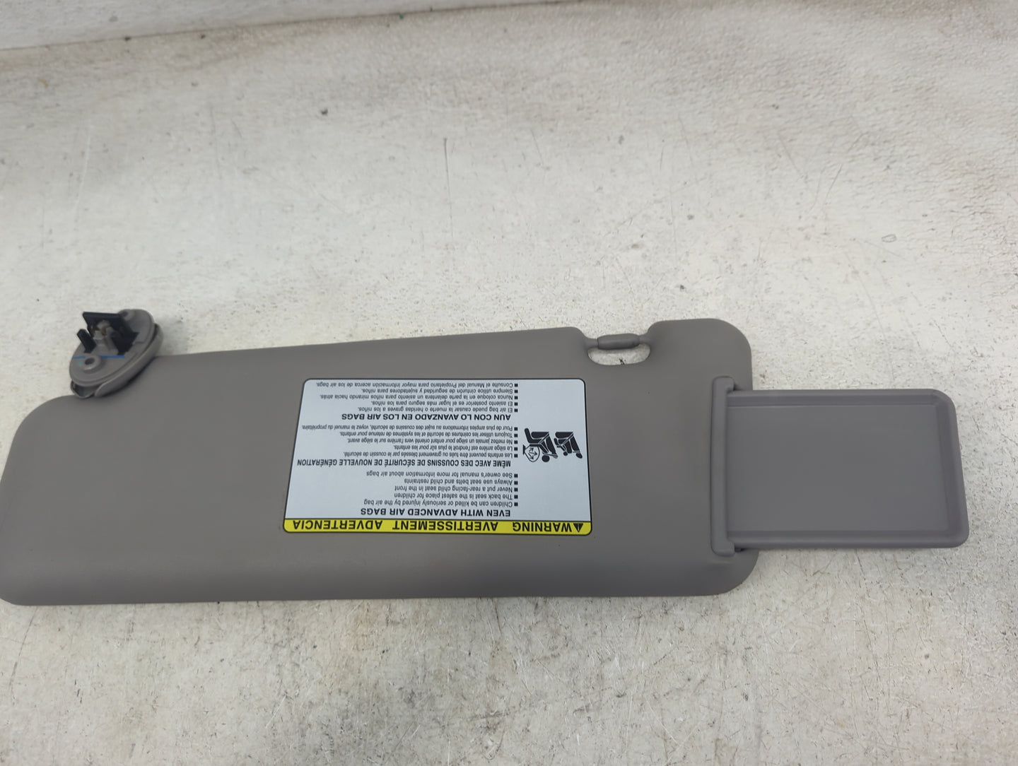 2011-2013 Toyota Highlander Sun Visor Shade Replacement Passenger Right Mirror Fits Fits 2011 2012 2013 OEM Used Auto Parts 