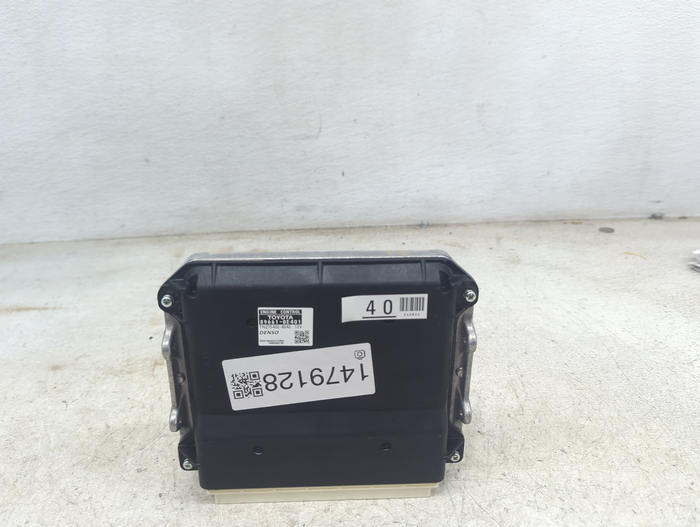 2011-2012 Toyota Highlander PCM Engine Control Computer ECU ECM PCU OEM P/N:89661-0E401 TN275400-8040 Fits Fits 2011 2012 OE