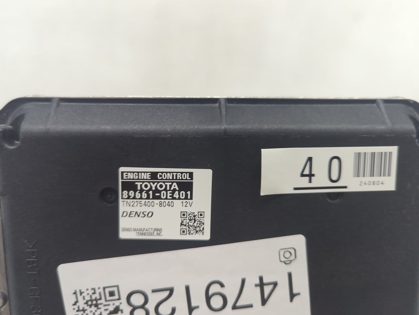 2011-2012 Toyota Highlander PCM Engine Control Computer ECU ECM PCU OEM P/N:89661-0E401 TN275400-8040 Fits Fits 2011 2012 OE