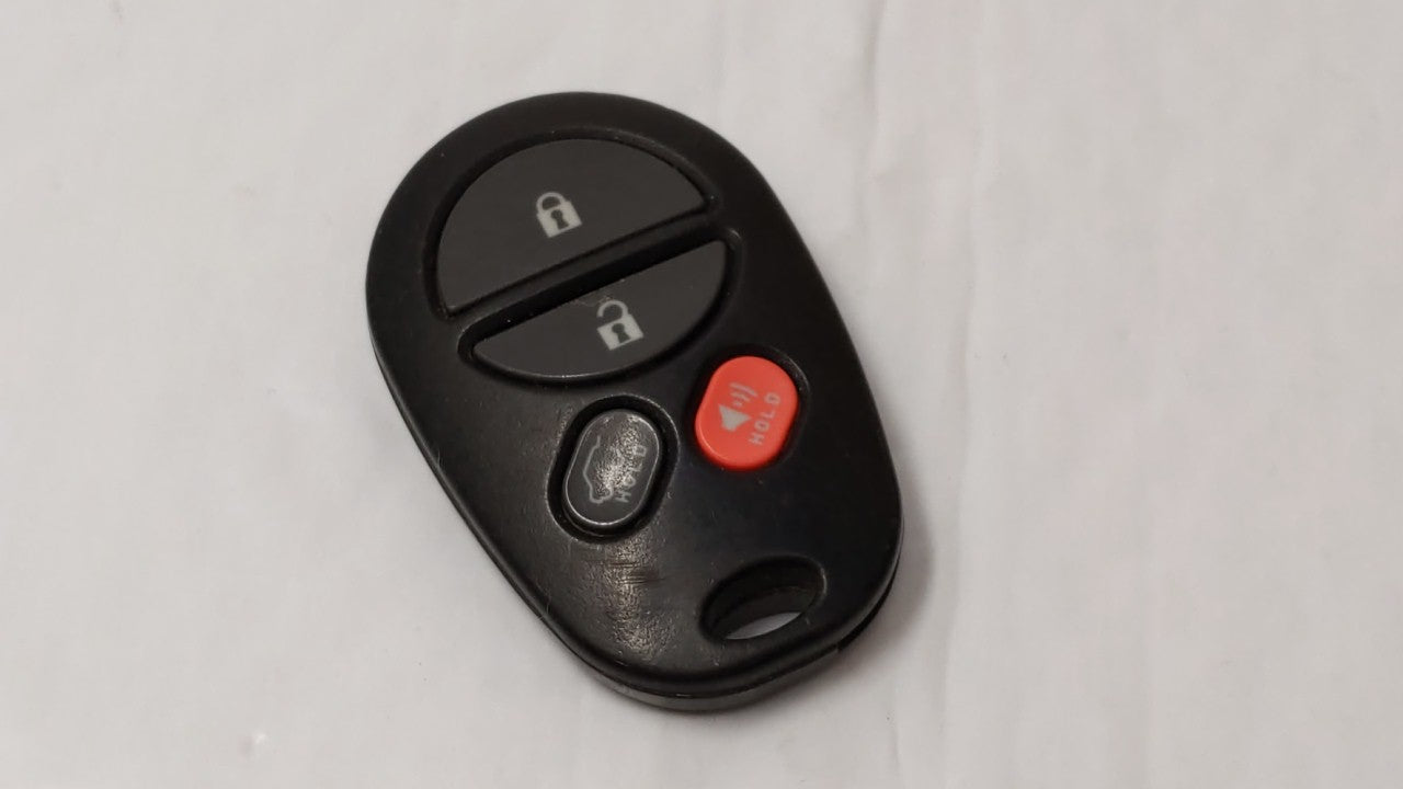 Toyota Highlander Keyless Entry Remote Gq43vt20t 4 Buttons - Oemusedautoparts1.com