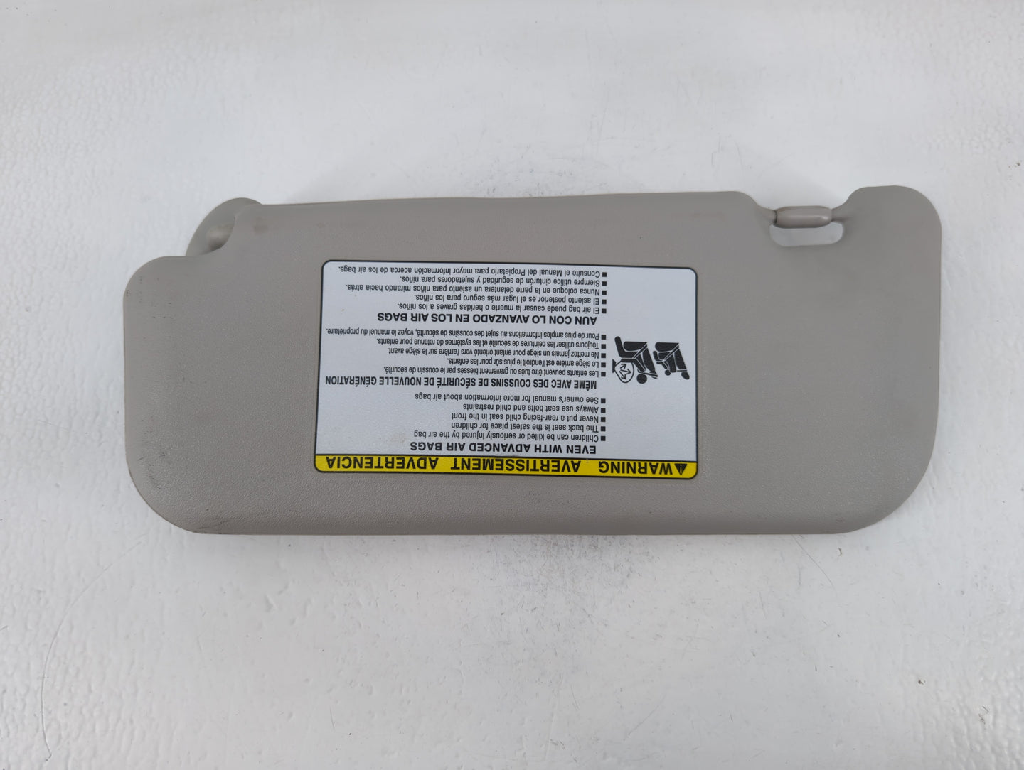 2009-2014 Toyota Matrix Sun Visor Shade Replacement Passenger Right Mirror Fits Fits 2009 2010 2011 2012 2013 2014 OEM Used 