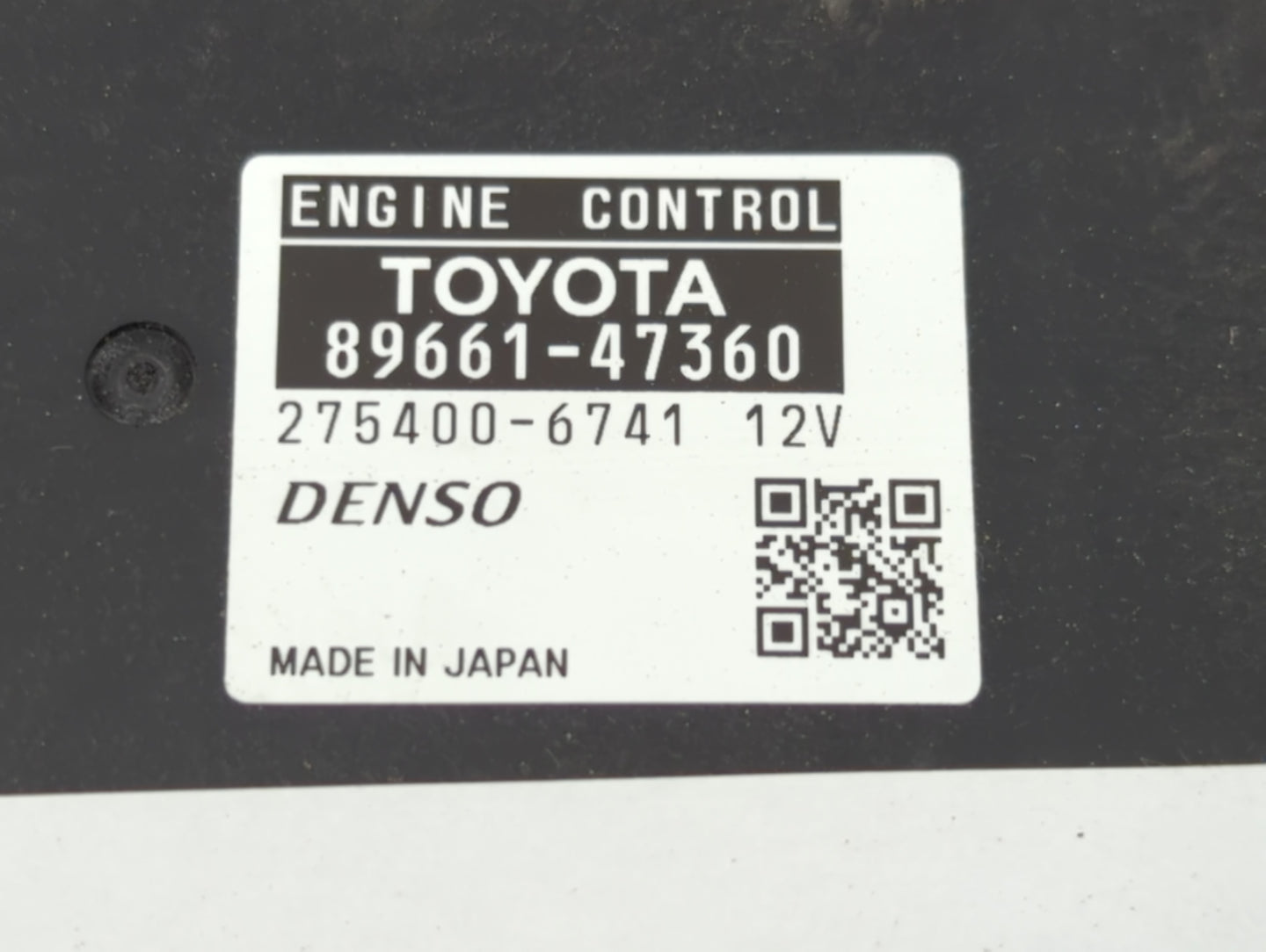 2012 Toyota Prius PCM Engine Control Computer ECU ECM PCU OEM P/N:89661-47360 Fits OEM Used Auto Parts - Oemusedautoparts1.c
