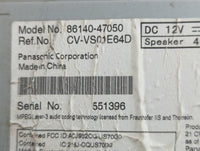 2012-2015 Toyota Prius Radio AM FM Cd Player Receiver Replacement P/N:86140-47050 Fits Fits 2012 2013 2014 2015 OEM Used Aut