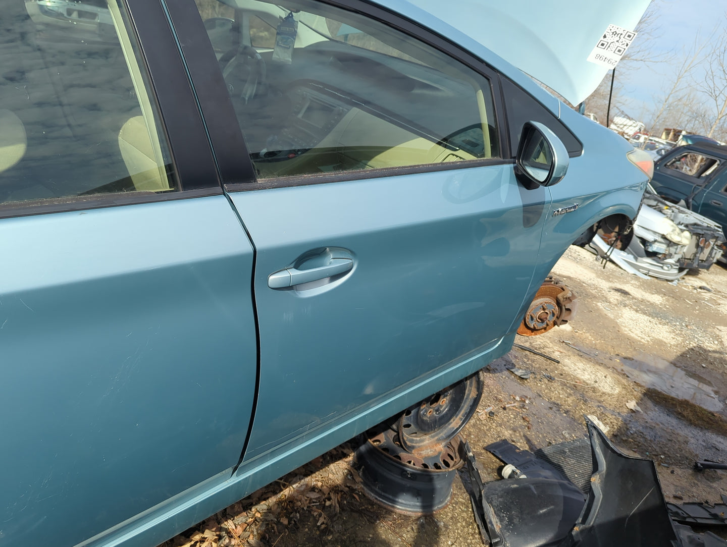 2012-2014 Toyota Prius Passenger Front Door Oem - Oemusedautoparts1.com