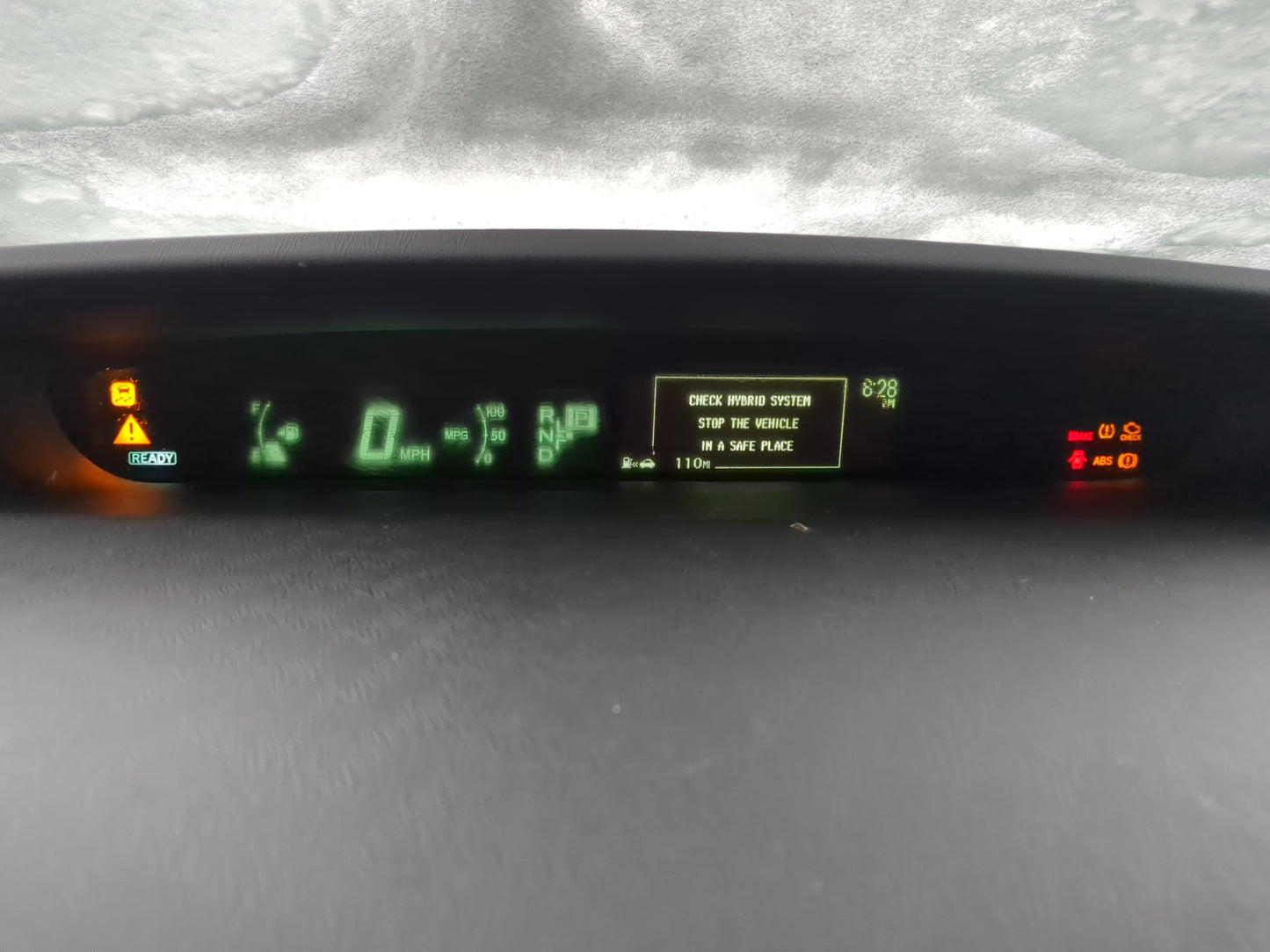 2012-2013 Toyota Prius Instrument Cluster Speedometer Gauges Miles:270K Fits Fits 2012 2013 OEM Used Auto Parts - Oemusedaut