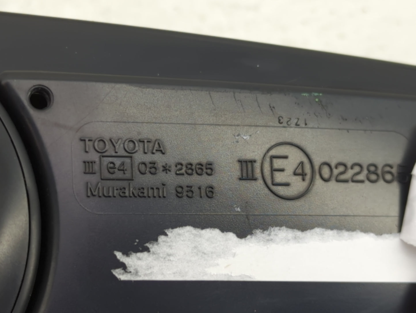 2010-2015 Toyota Prius Passenger Side View Mirror - Right Door Mirror OEM Used - Oemusedautoparts1.com