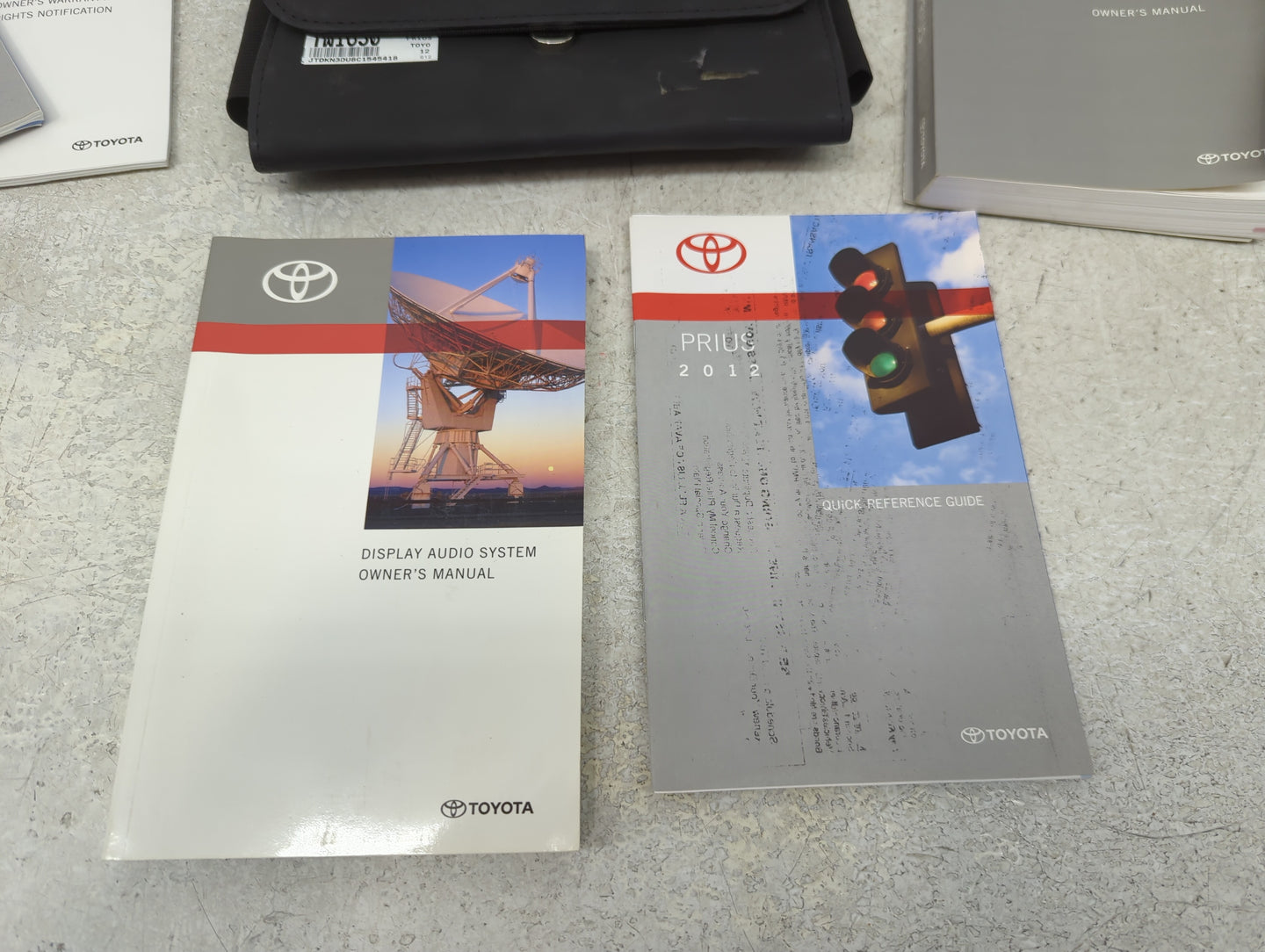 2012 Toyota Prius Owners Manual Book Guide P/N:01999-47704 OM47704U OEM Used Auto Parts - Oemusedautoparts1.com