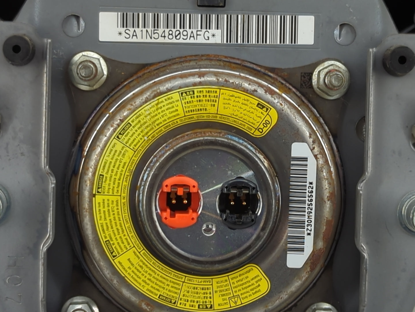 2012 Toyota Prius Air Bag Rear Right Passenger Door - Oemusedautoparts1.com