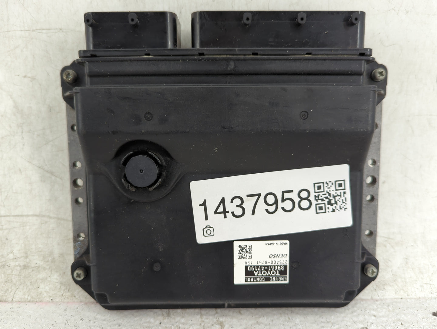 2012-2013 Toyota Prius PCM Engine Control Computer ECU ECM PCU OEM P/N:89661-47190, 275400-8751 Fits Fits 2012 2013 OEM Used