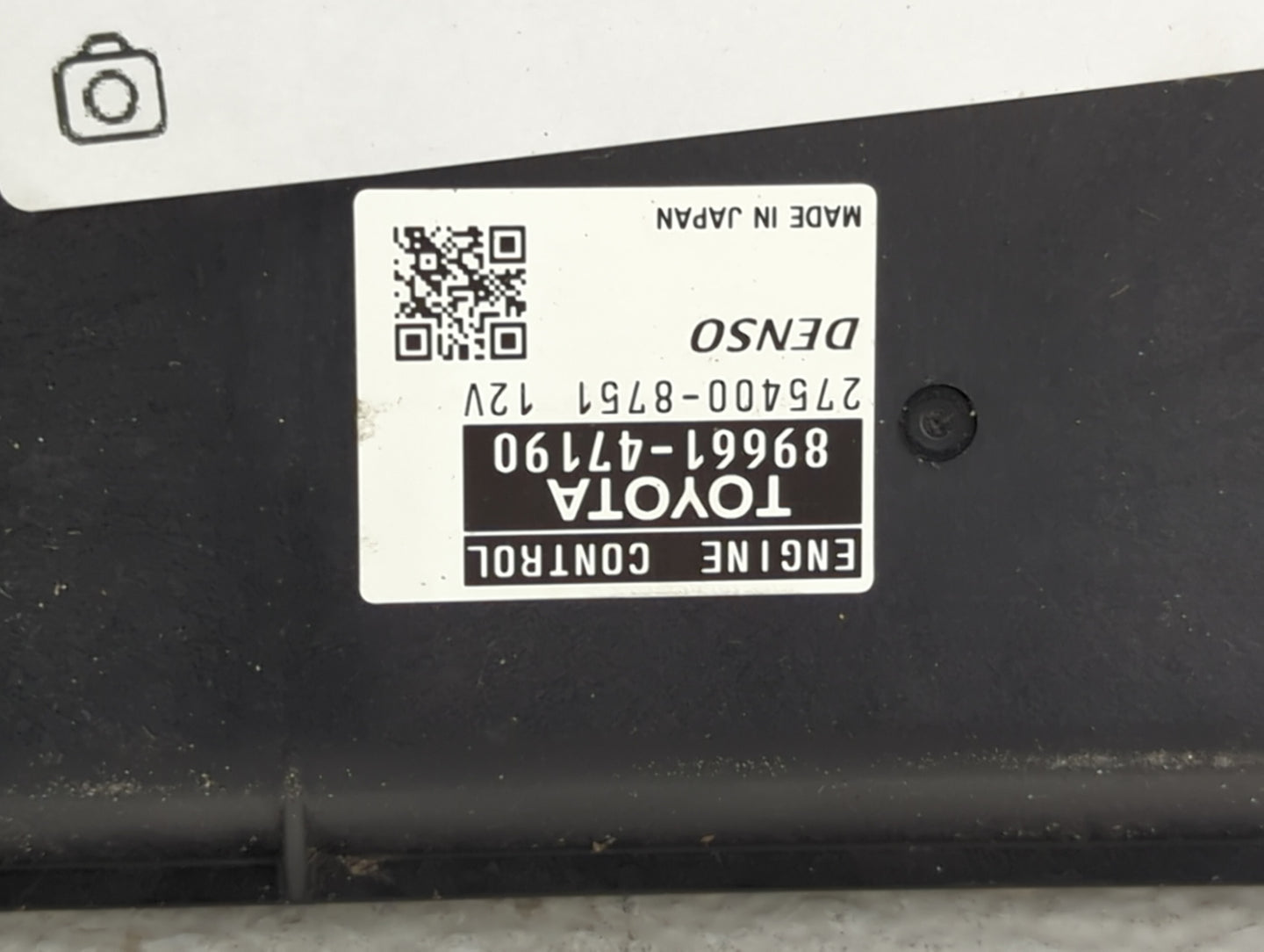 2012-2013 Toyota Prius PCM Engine Control Computer ECU ECM PCU OEM P/N:89661-47190, 275400-8751 Fits Fits 2012 2013 OEM Used