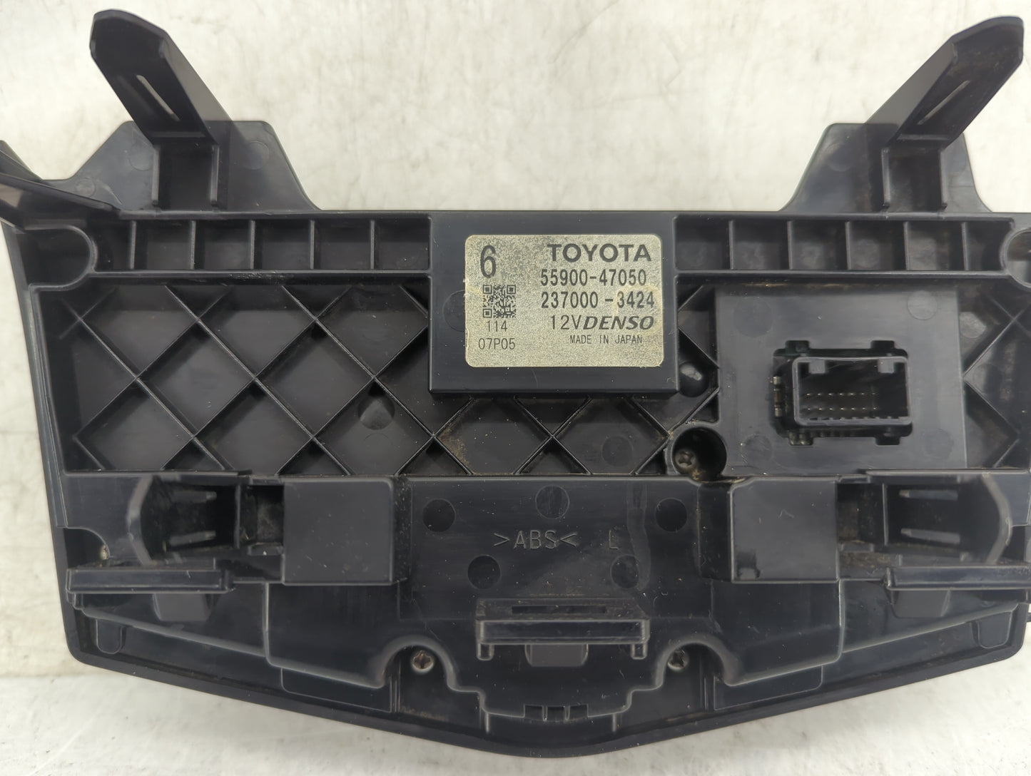 2012-2013 Toyota Prius Climate Control Module Temperature AC/Heater Replacement P/N:237000-3424 55900-47050 Fits Fits 2012 2