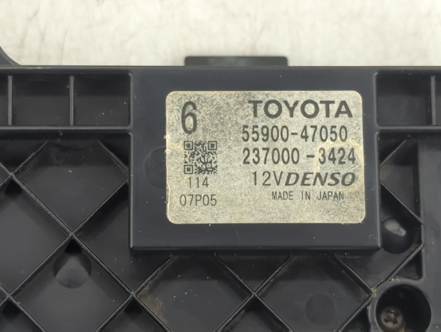 2012-2013 Toyota Prius Climate Control Module Temperature AC/Heater Replacement P/N:237000-3424 55900-47050 Fits Fits 2012 2