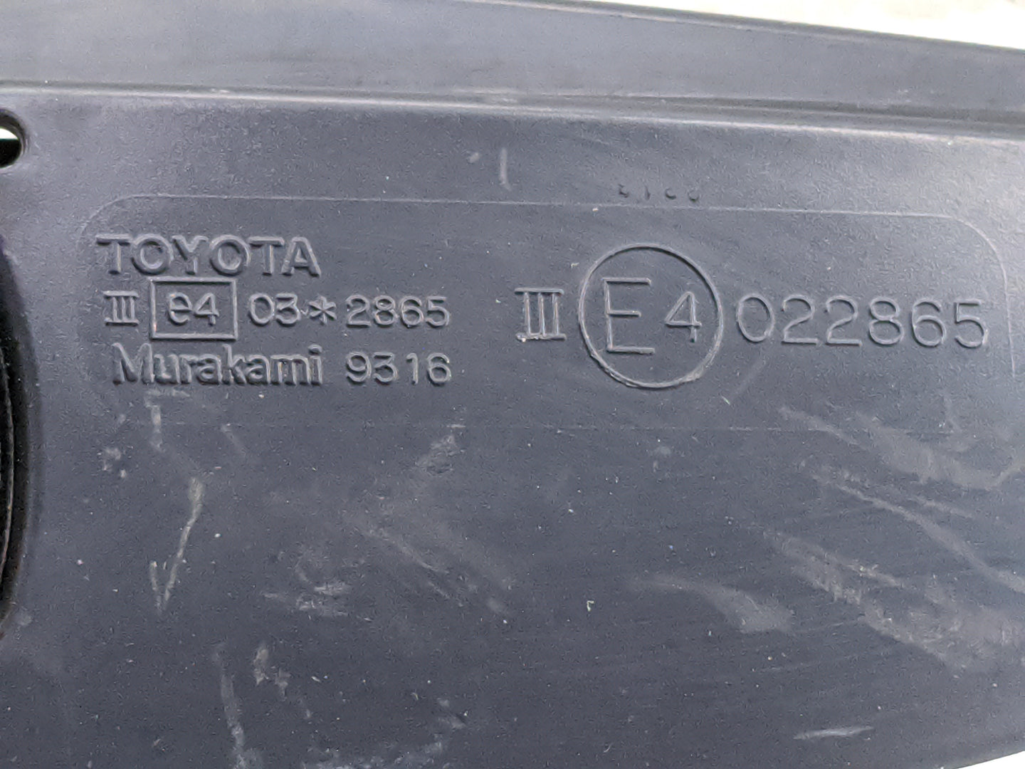 2010-2015 Toyota Prius Passenger Side View Mirror - Right Door Mirror OEM Used - Oemusedautoparts1.com