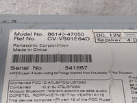 2012-2015 Toyota Prius Radio AM FM Cd Player Receiver Replacement P/N:86140-47050 CV-VS01E64D Fits Fits 2012 2013 2014 2015 