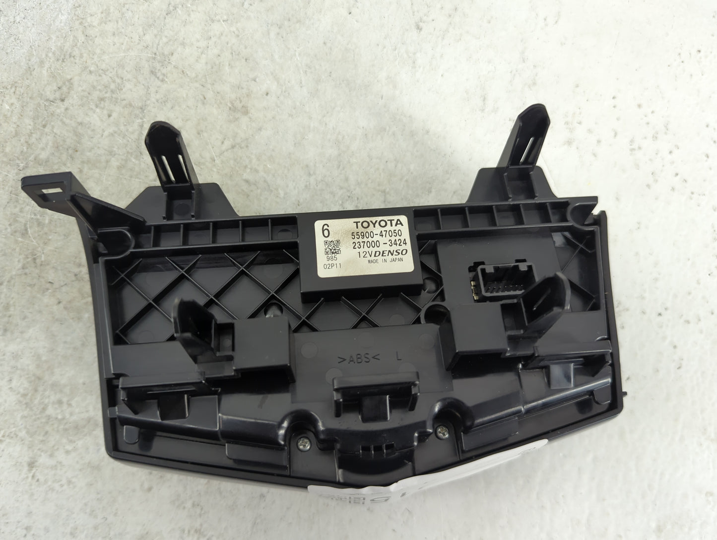 2012-2013 Toyota Prius Climate Control Module Temperature AC/Heater Replacement P/N:55900-47050 237000-3424 Fits Fits 2012 2