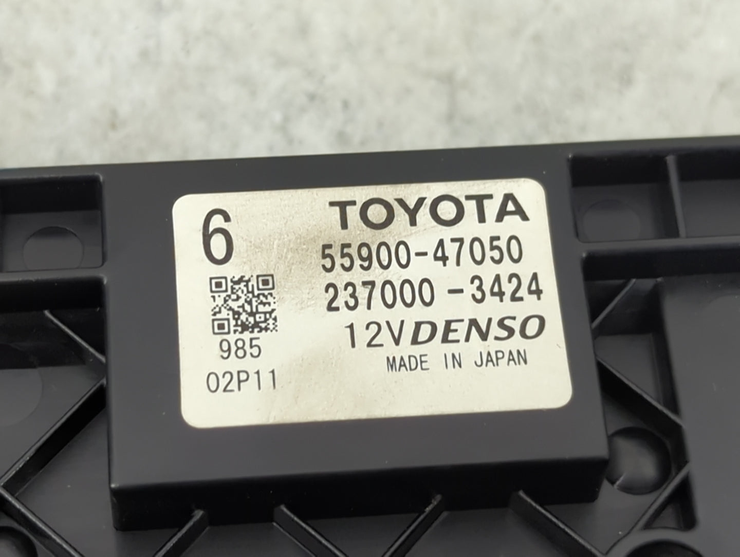 2012-2013 Toyota Prius Climate Control Module Temperature AC/Heater Replacement P/N:55900-47050 237000-3424 Fits Fits 2012 2