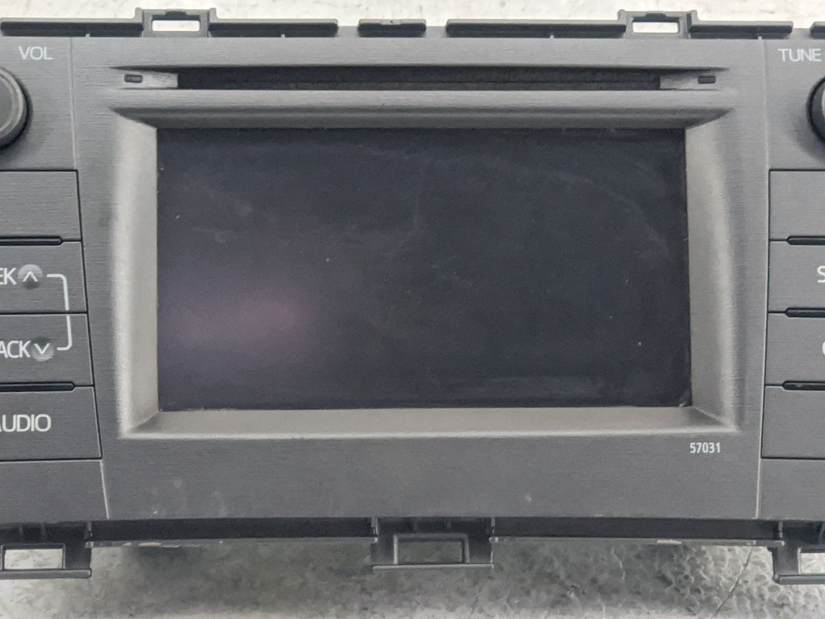 2012-2015 Toyota Prius Radio AM FM Cd Player Receiver Replacement P/N:86140-47050 CV-VS01E64D Fits Fits 2012 2013 2014 2015 