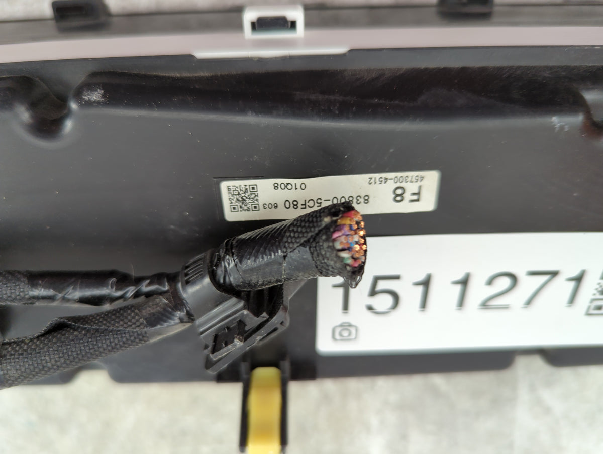 2012-2013 Toyota Prius Instrument Cluster Speedometer Gauges P/N:83800-5CF80 457300-4512 Miles: Fits Fits 2012 2013 OEM Used