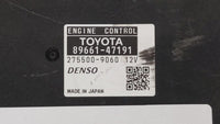 2012-2013 Toyota Prius PCM Engine Control Computer ECU ECM PCU OEM P/N:89661-47190 89661-47191 Fits Fits 2012 2013 OEM Used 