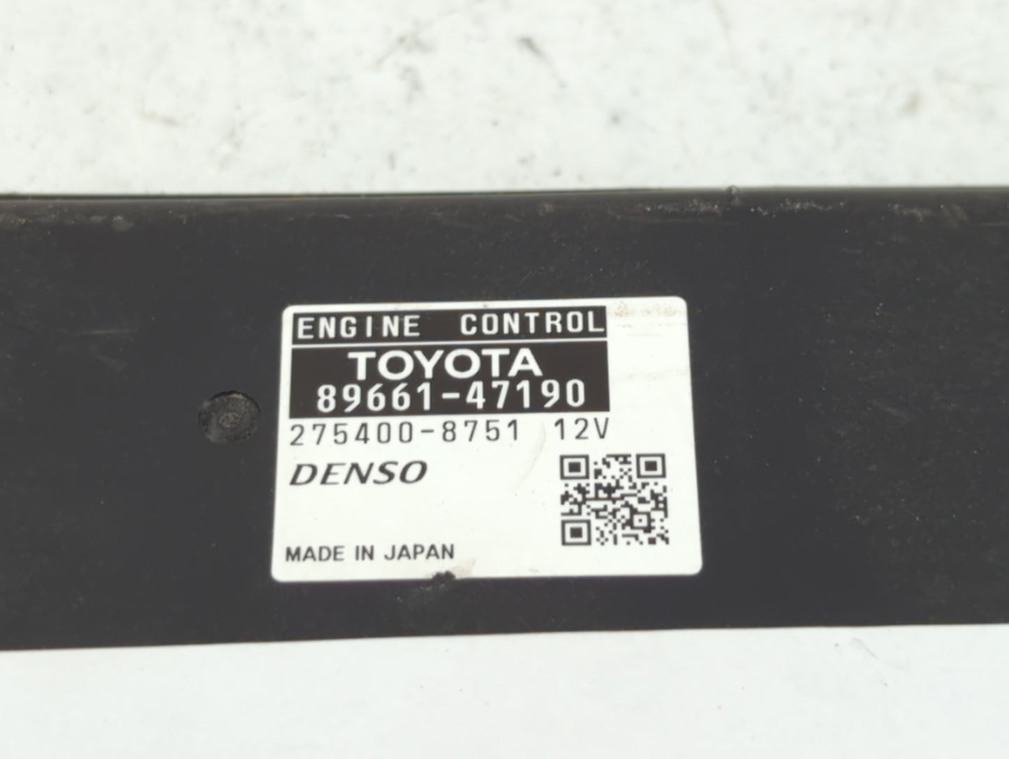 2012-2013 Toyota Prius PCM Engine Control Computer ECU ECM PCU OEM P/N:89661-47191 89661-47190 Fits Fits 2012 2013 OEM Used 