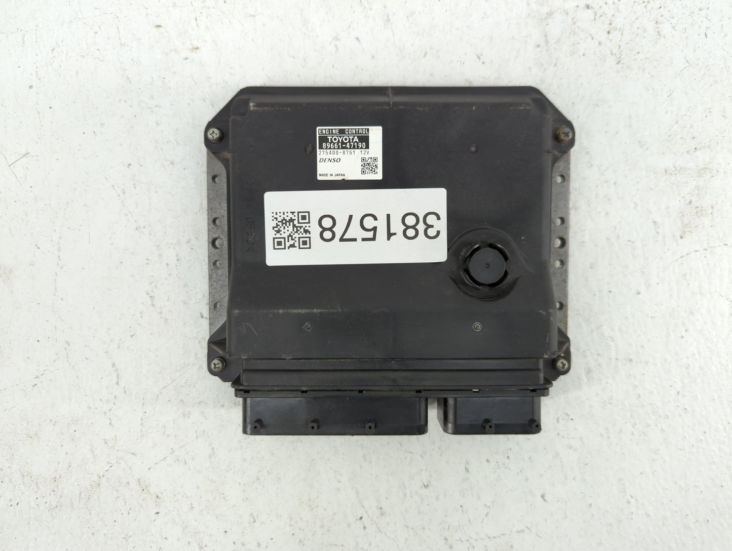 2012-2013 Toyota Prius PCM Engine Control Computer ECU ECM PCU OEM P/N:89661-47191 89661-47190 Fits Fits 2012 2013 OEM Used 