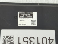 2012-2013 Toyota Prius PCM Engine Control Computer ECU ECM PCU OEM P/N:89661-47191 89661-47190 Fits Fits 2012 2013 OEM Used 