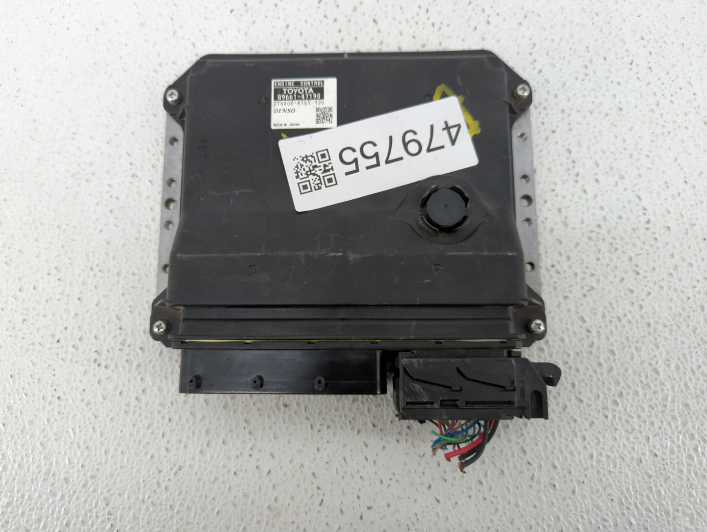 2012-2013 Toyota Prius PCM Engine Control Computer ECU ECM PCU OEM P/N:89661-47191 89661-47190 Fits Fits 2012 2013 OEM Used 