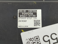 2012-2013 Toyota Prius PCM Engine Control Computer ECU ECM PCU OEM P/N:89661-47191 89661-47190 Fits Fits 2012 2013 OEM Used 