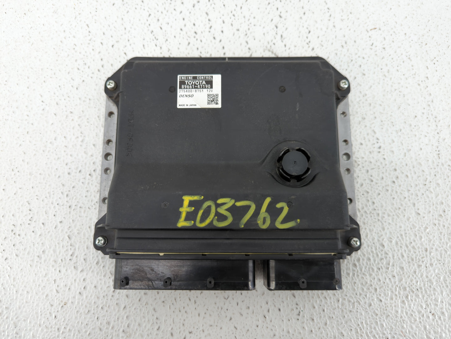 2012-2013 Toyota Prius PCM Engine Control Computer ECU ECM PCU OEM P/N:89661-47191 89661-47190 Fits Fits 2012 2013 OEM Used 