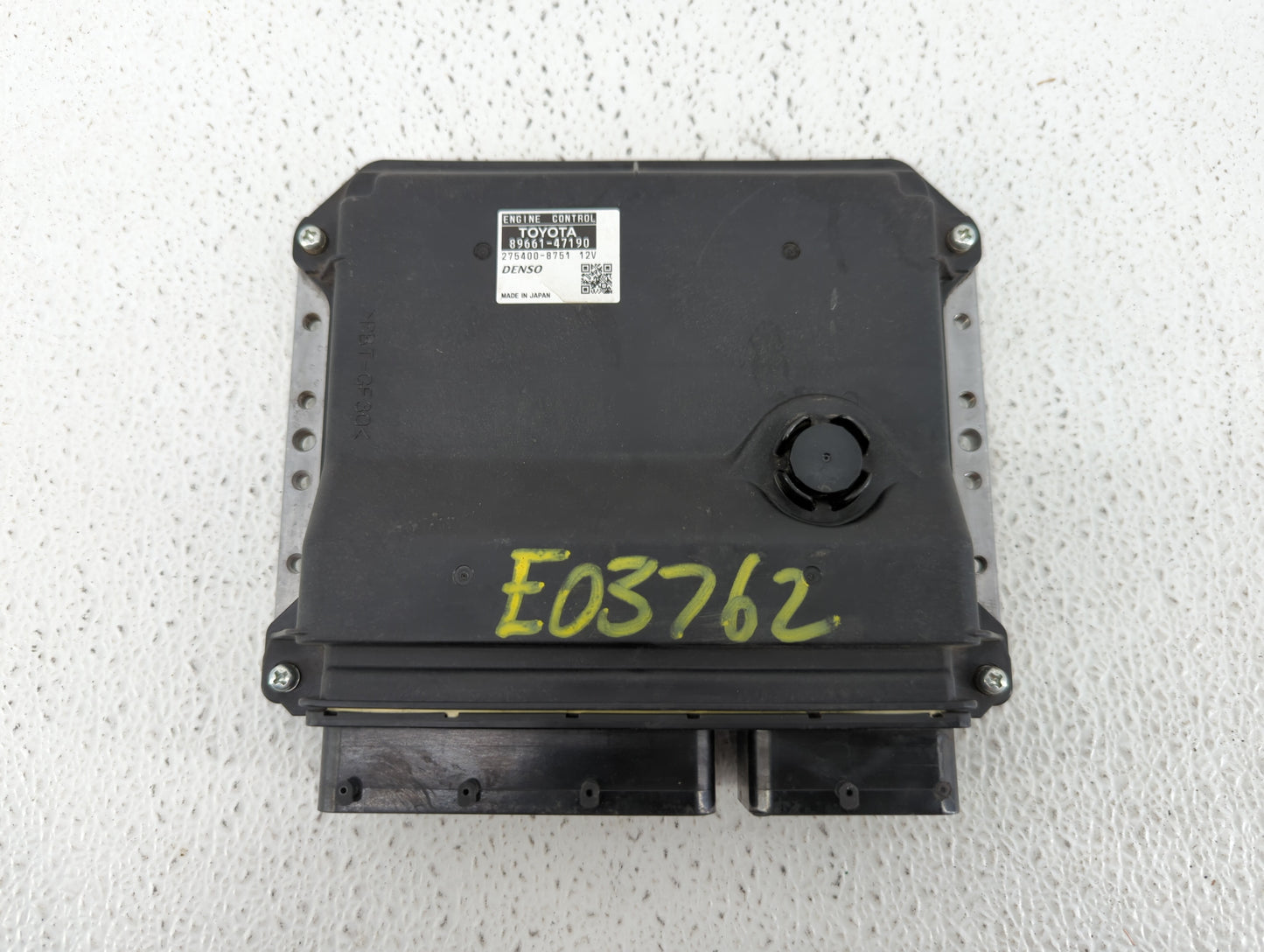 2012-2013 Toyota Prius PCM Engine Control Computer ECU ECM PCU OEM P/N:89661-47191 89661-47190 Fits Fits 2012 2013 OEM Used 