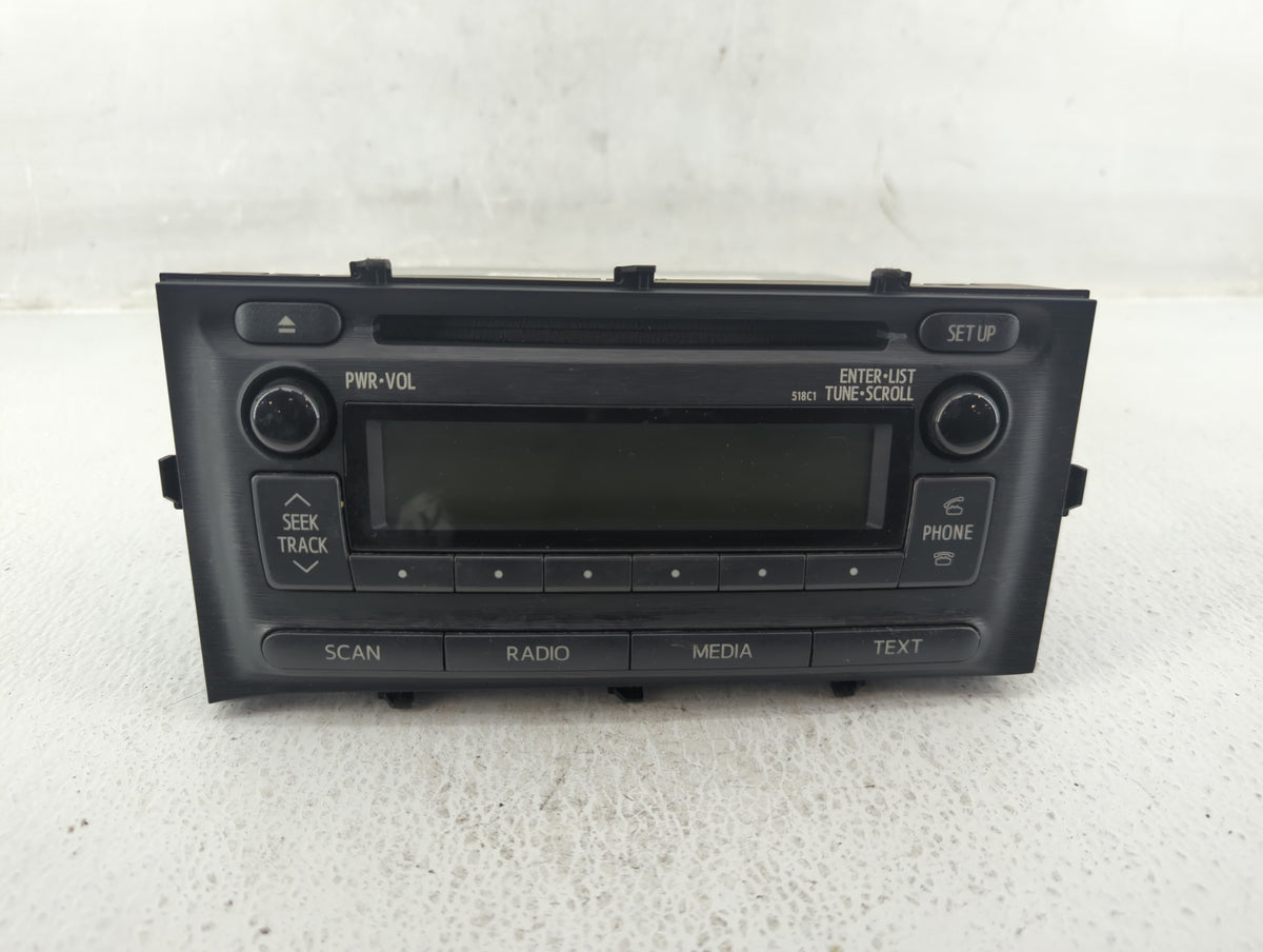 Toyota Prius Am Fm Cd Player Radio Receiver 568222 - Oemusedautoparts1.com