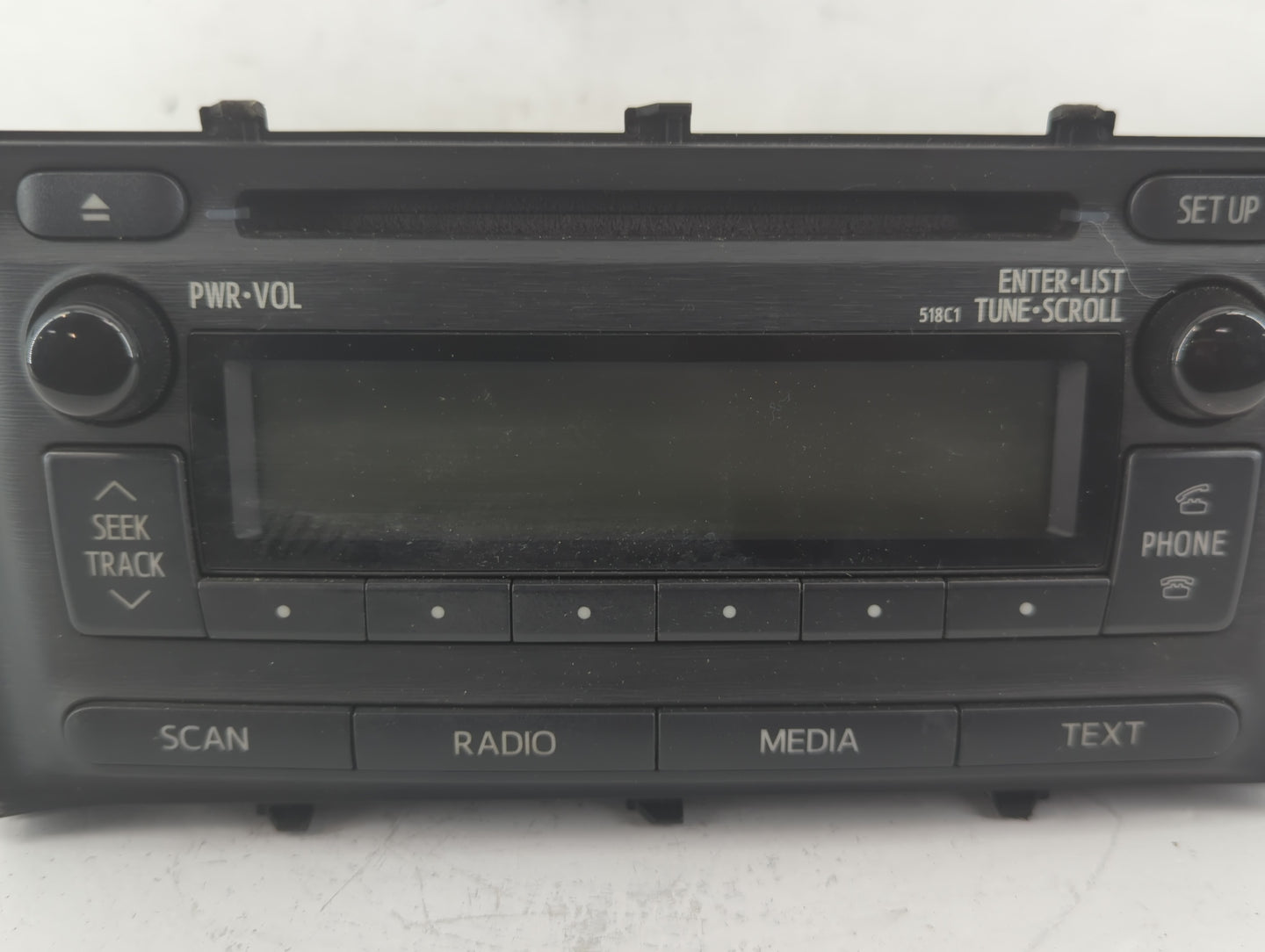 2012-2014 Toyota Prius Radio AM FM Cd Player Receiver Replacement P/N:86120-52D10 Fits Fits 2012 2013 2014 OEM Used Auto Par