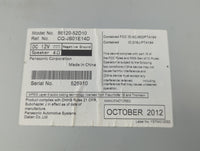 2012-2014 Toyota Prius Radio AM FM Cd Player Receiver Replacement P/N:86120-52D10 Fits Fits 2012 2013 2014 OEM Used Auto Par