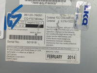 2012-2014 Toyota Prius Radio AM FM Cd Player Receiver Replacement P/N:86120-76051 Fits Fits 2012 2013 2014 OEM Used Auto Par