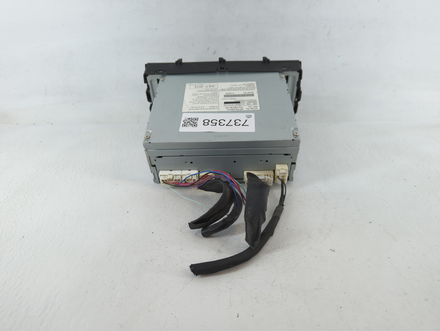 2012-2014 Toyota Prius Radio AM FM Cd Player Receiver Replacement P/N:CQ-JS01E14D 86120-52D10 Fits Fits 2012 2013 2014 OEM U